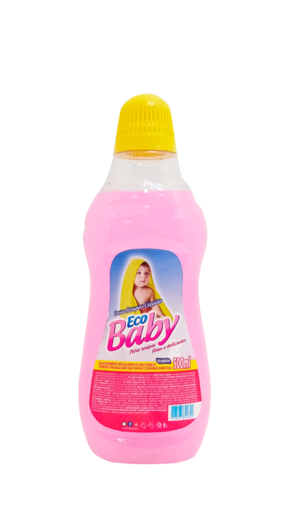 Lava Roupas EcoBaby – Limpeza Suave e Proteção para as Roupinhas do Seu Bebê!- Lavanderia 500 ml