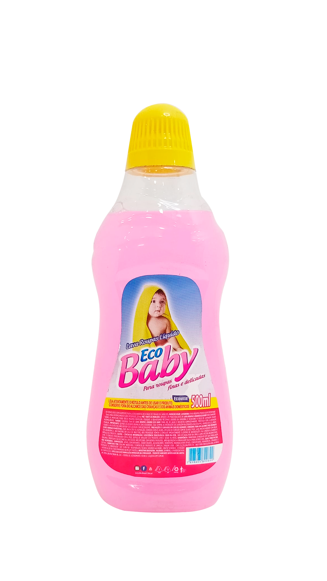 Lava Roupas EcoBaby – Limpeza Suave e Proteção para as Roupinhas do Seu Bebê!- Lavanderia 500 ml