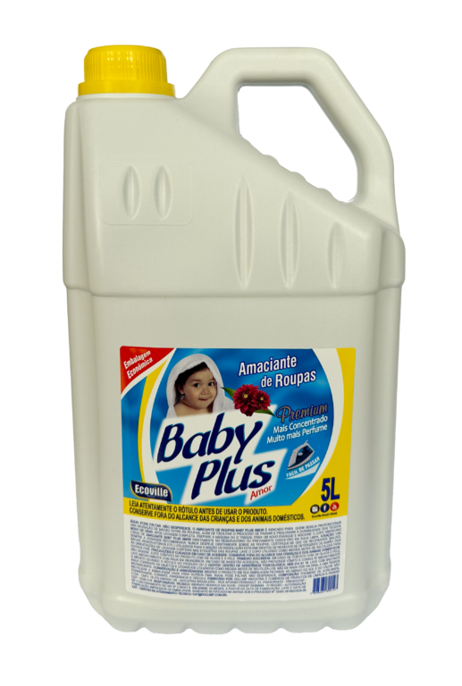 Amaciante Baby Plus Premium Amor – Maciez e Proteção para as Roupas 5L