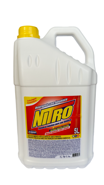 Detergente com Amoníaco Nitro – Potência Máxima Contra Sujeiras Pesadas!
