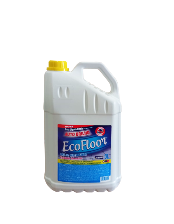 Cera Líquida Ecofloor – Brilho Instantâneo e Proteção Garantida! – Piso 5L