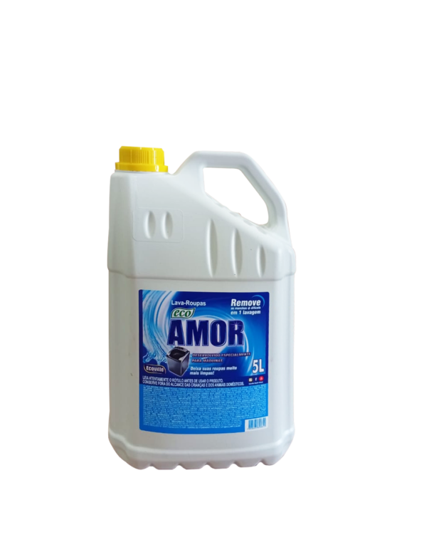 Lava Roupas Amor  – O Favorito Que Cuida das Suas Roupas e da Sua Máquina 5L