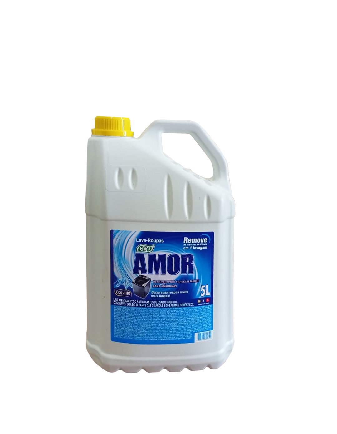 Lava Roupas Amor  – O Favorito Que Cuida das Suas Roupas e da Sua Máquina 5L
