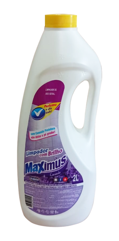 Maximus Limpador com Brilho – Limpeza, Perfume e Brilho na Medida Certa! 2L