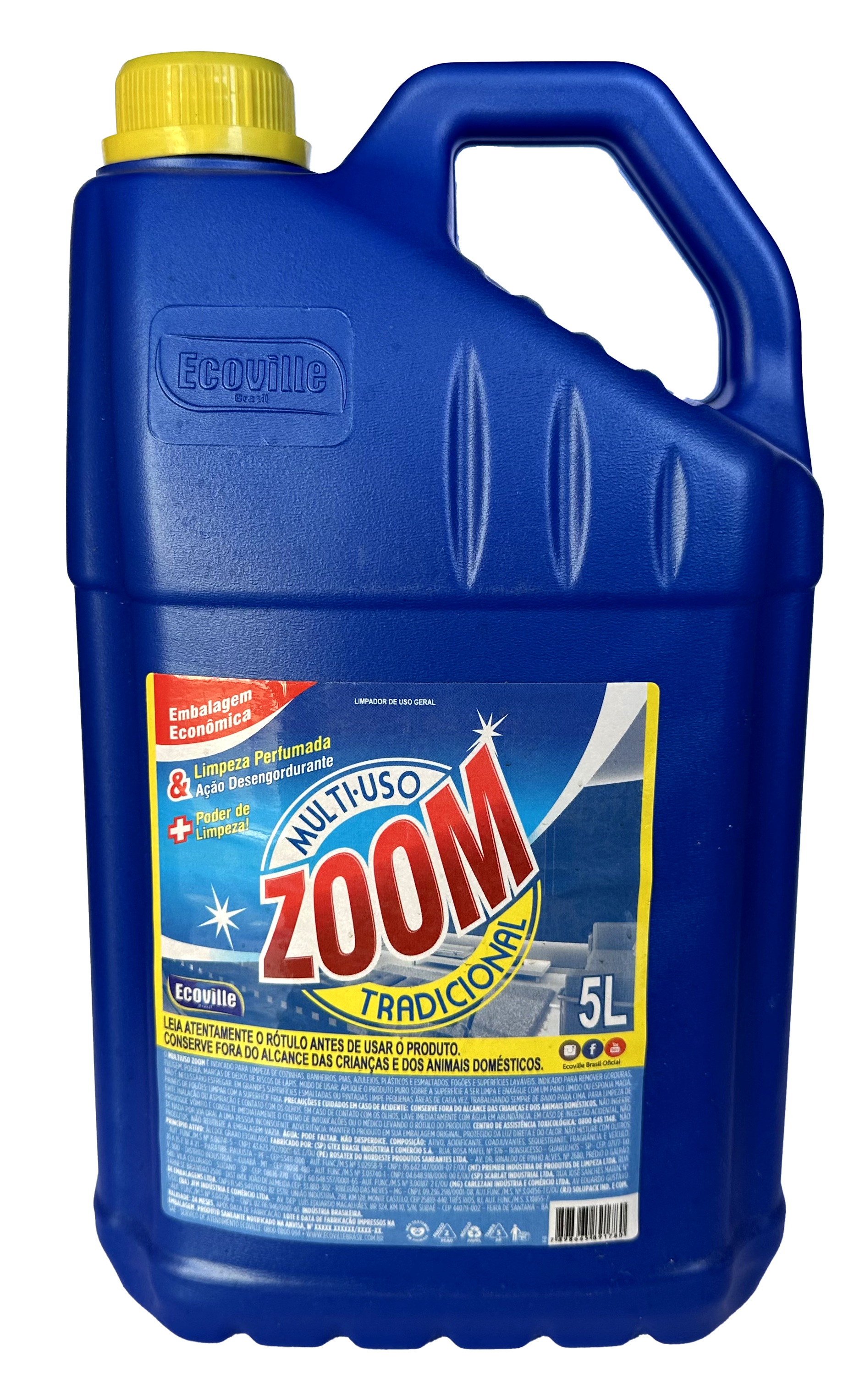 Multiuso Zoom Tradicional – Versatilidade e Eficiência na Limpeza! 5L