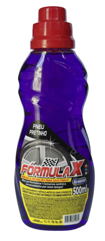 Pneu Pretinho Fórmula X – Brilho Molhado e Proteção Prolongada! 500ml