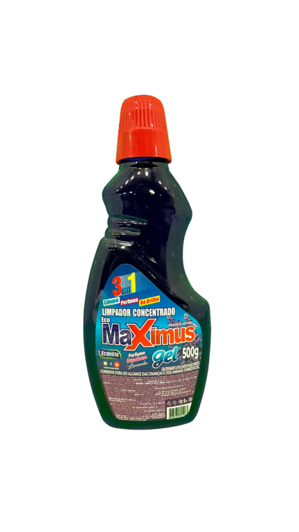 Limpador Concentrado Maximus Gel – Versatilidade, Rendimento e Perfume na Medida Certa! 500ml