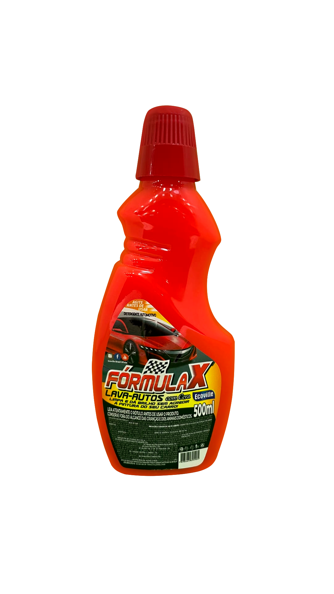 Lava Autos com Cera Fórmula X – Brilho, Proteção e Alta Performance na Lavagem! 500ml