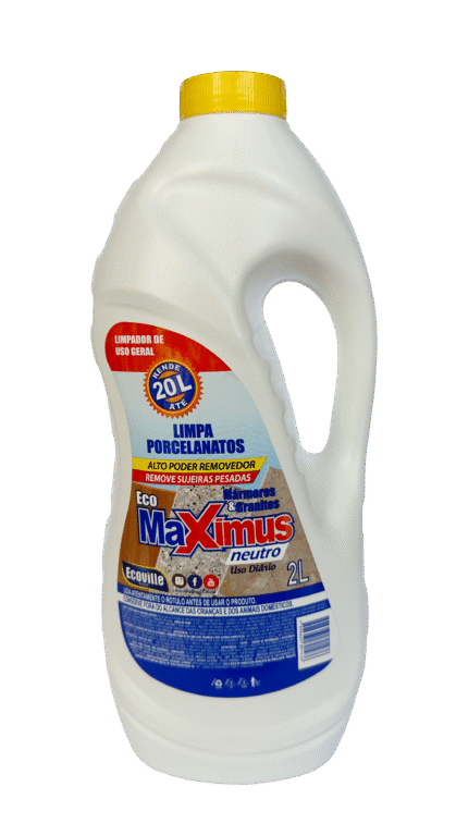 Limpa Porcelanato Maximus Neutro – Segurança, Limpeza Impecável e Versatilidade! 2L